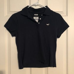 Hollister cropped polo